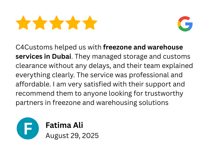 freezone and warehouse services in Dubai